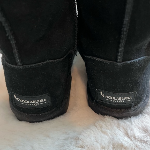Koolaburra by Ugg Victoria Black Tall Bow Boots Size 5 - Picture 6 of 11